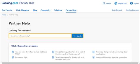 booking.com extranet|Partner Hub .